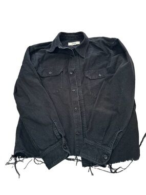 Buck Mason Black Shirt Jacket